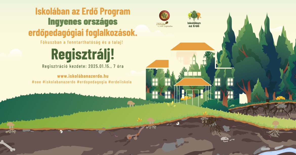 2025-ben is folytatódik a nagysikerű Iskolában az Erdő Program