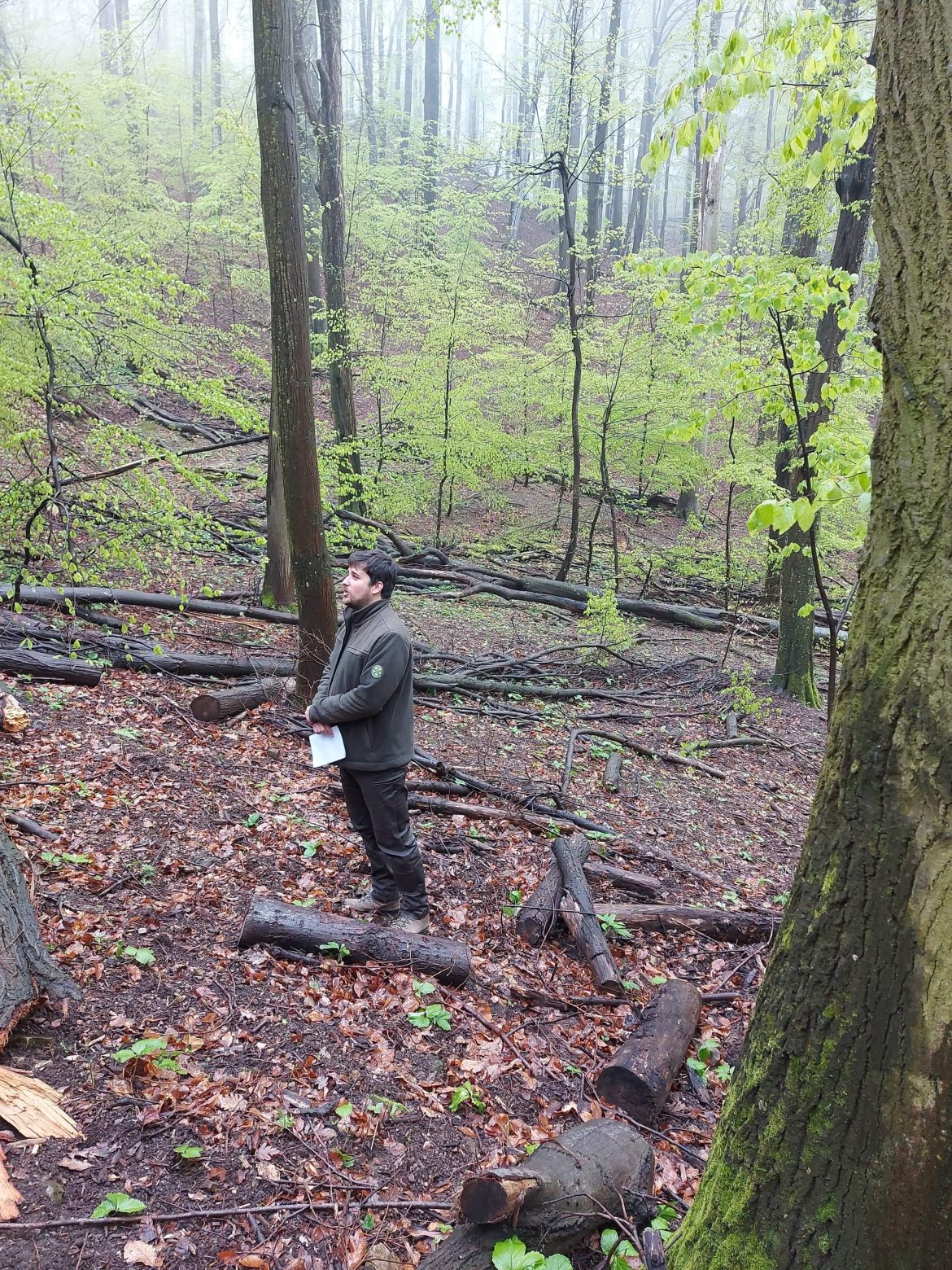 Agrárkutatók a Mecsekerdőnél