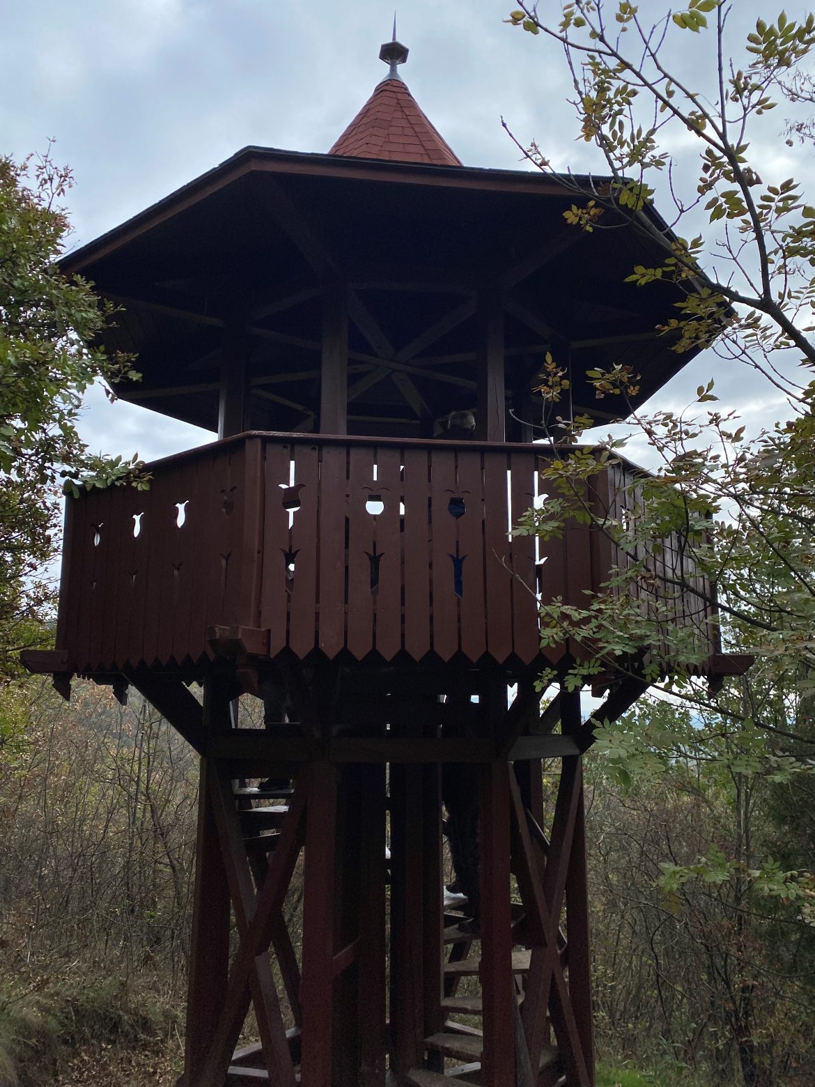 Karbantartás a Tenkes-hegyi kilátón