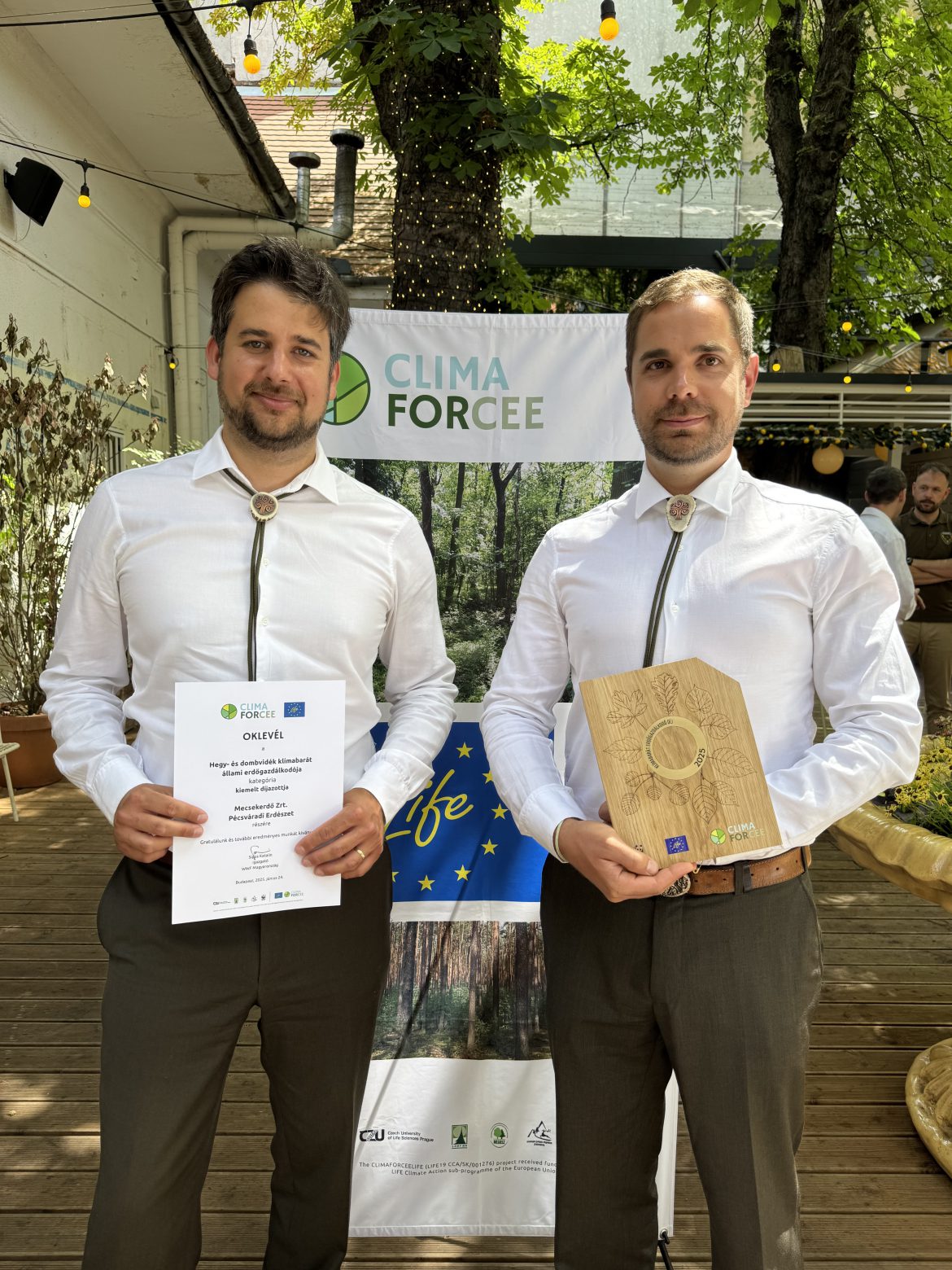 IMG_3545 A Mecsekerdő Zrt. a WWF „Klímabarát erdőgazdálkodó” pályázatának egyik díjazottja